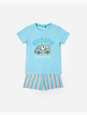 Pigiama a maniche corte per bambini PEANUTS Snoopy Van
