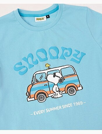 Pigiama a maniche corte per bambini PEANUTS Snoopy Van