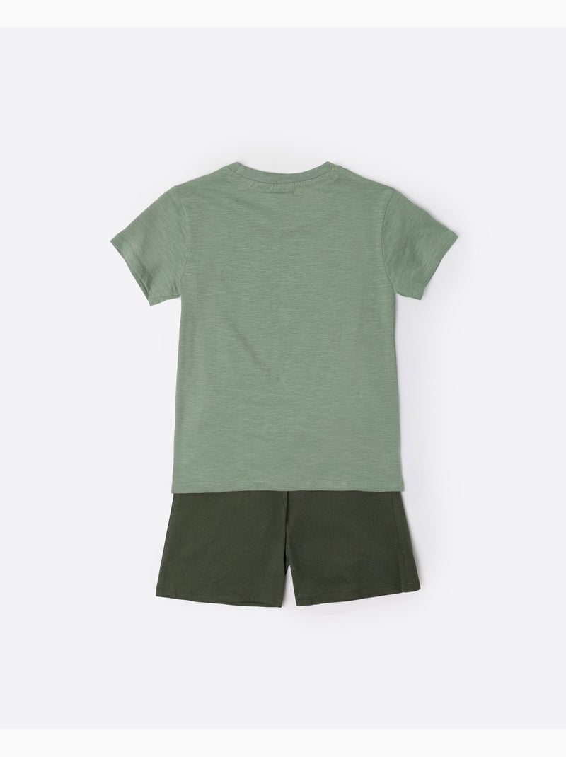 Pigiama a maniche corte per bambini TOY STORY Nervousaurus Verde - Kiabi