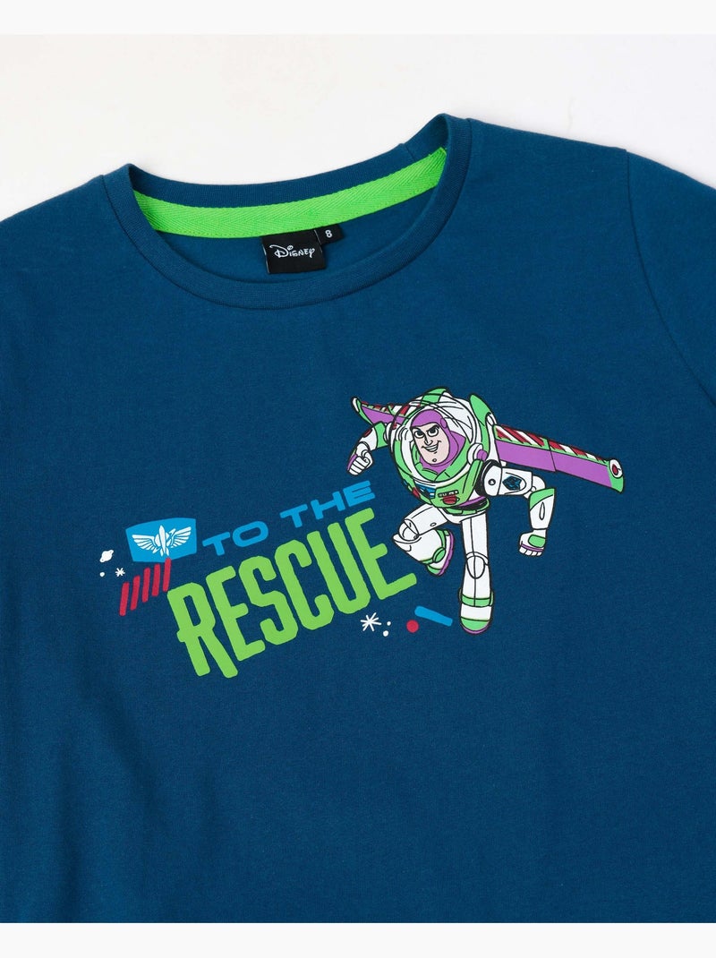 Pigiama a maniche corte per bambini TOY STORY To The Rescue Blu - Kiabi