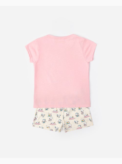 Pigiama a maniche corte per ragazze PEANUTS Summer Break - Kiabi Pigiama a maniche corte per ragazze PEANUTS Summer Break - Kiabi