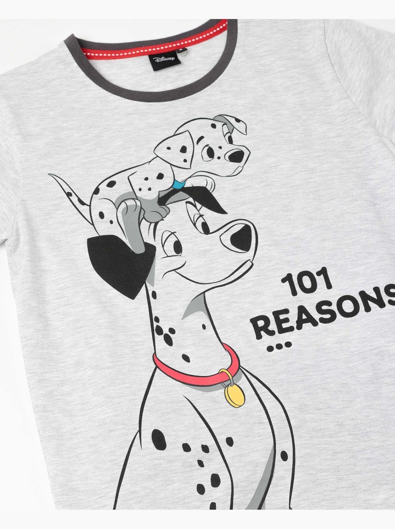 Pigiama a maniche corte per ragazzi DISNEY 101 Reasons Why Grigio melangiato - Kiabi
