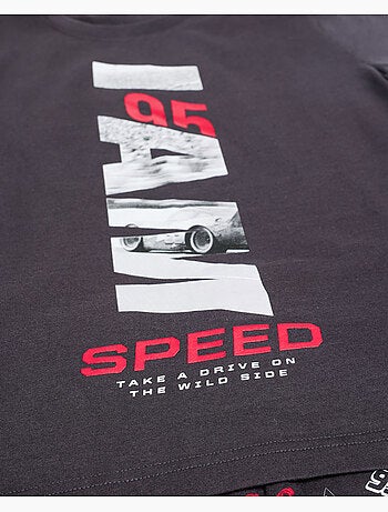 Pigiama a maniche corte per ragazzi DISNEY CARS I am Speed