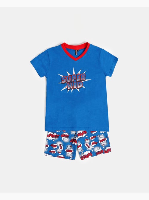 Pigiama a maniche corte per ragazzi DIVER Super Dad - Kiabi Pigiama a maniche corte per ragazzi DIVER Super Dad - Kiabi