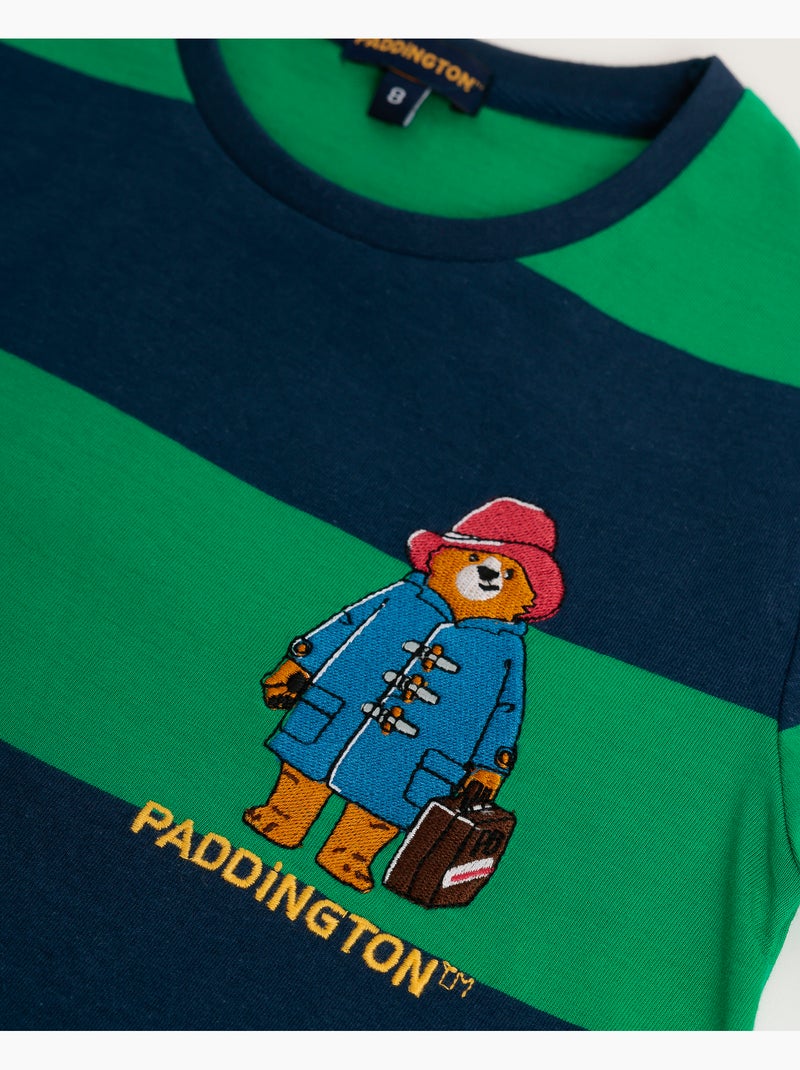 Pigiama a maniche corte per ragazzi PADDINGTON Rugby Paws Blu marino - Kiabi