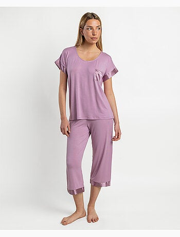 Pigiama a maniche corte Soft Dreams da donna ADMAS CLASSIC