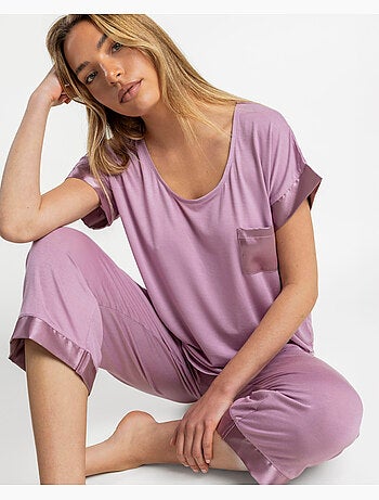 Pigiama a maniche corte Soft Dreams da donna ADMAS CLASSIC