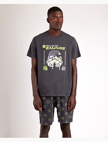 Pigiama a maniche corte STAR WARS da uomo Neon Galactic Empire