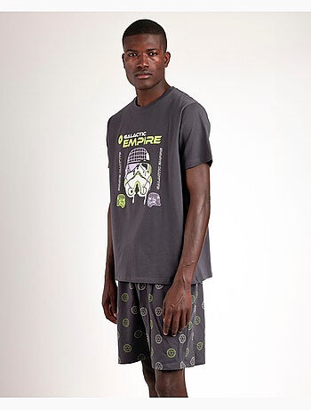 Pigiama a maniche corte STAR WARS da uomo Neon Galactic Empire