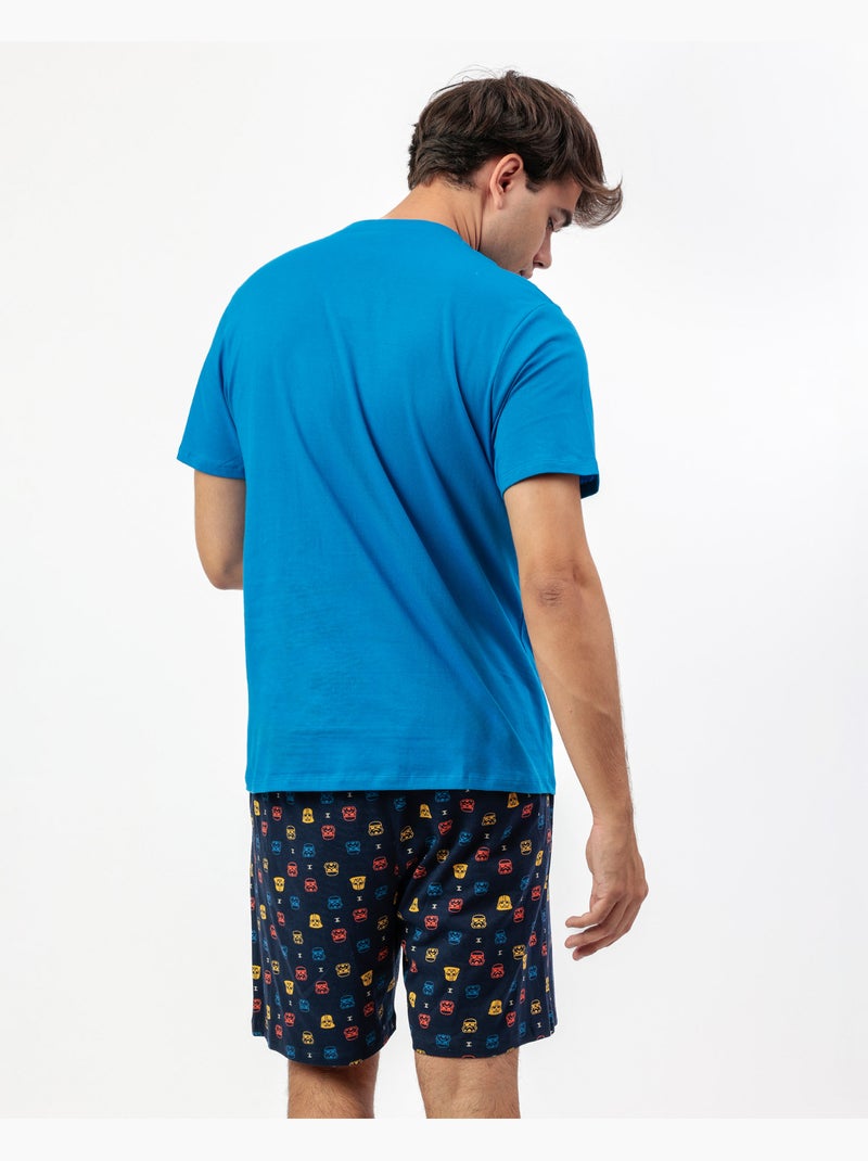 Pigiama a maniche corte STAR WARS Game Wars per uomo Blu - Kiabi