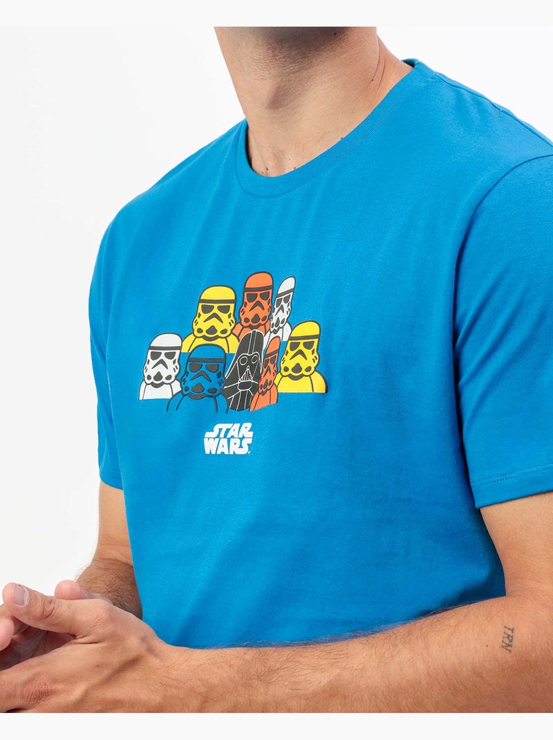 Pigiama a maniche corte STAR WARS Game Wars per uomo Blu - Kiabi