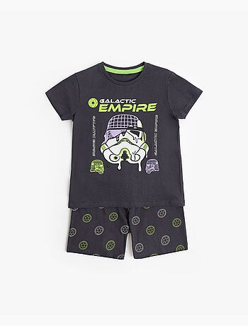 Pigiama a maniche corte STAR WARS Neon Galactic Empire per ragazzi