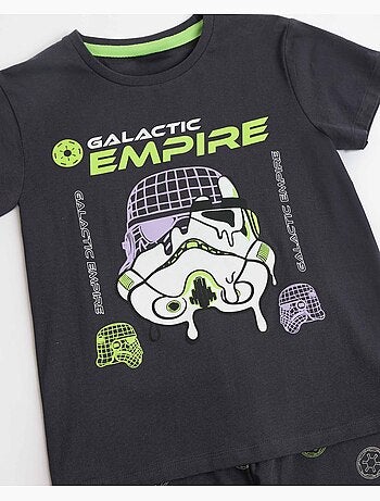 Pigiama a maniche corte STAR WARS Neon Galactic Empire per ragazzi
