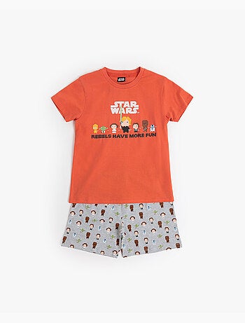 Pigiama a maniche corte STAR WARS Pixel Wars per ragazzi