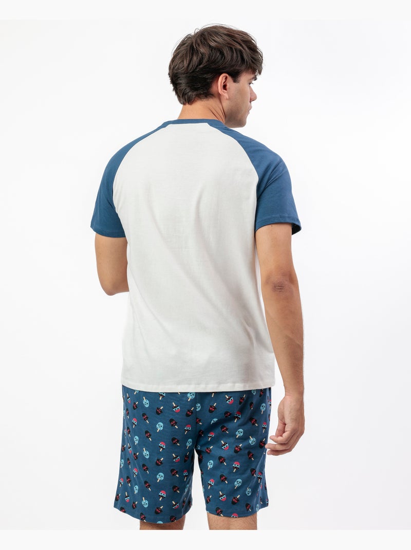 Pigiama a maniche corte STAR WARS Summer Force da uomo Ecru - Kiabi