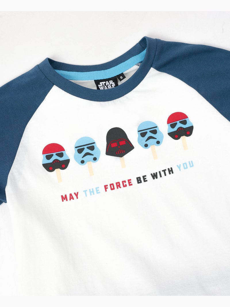 Pigiama a maniche corte STAR WARS Summer Force per ragazzi Ecru - Kiabi