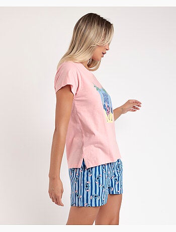 Pigiama a maniche corte Stitch Waves da donna DISNEY