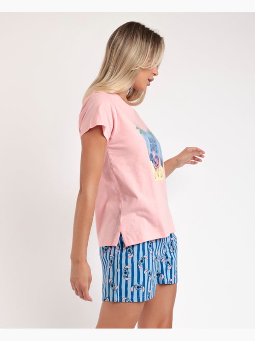 Pigiama a maniche corte Stitch Waves da donna DISNEY - Kiabi Pigiama a maniche corte Stitch Waves da donna DISNEY - Kiabi