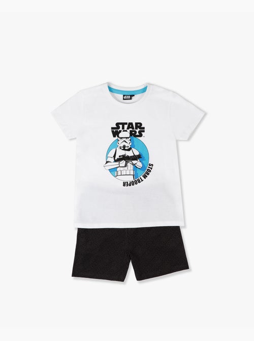 Pigiama a maniche corte Stormtrooper per ragazzi di STAR WARS - Kiabi Pigiama a maniche corte Stormtrooper per ragazzi di STAR WARS - Kiabi