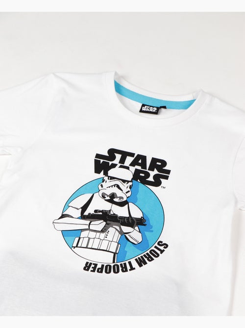 Pigiama a maniche corte Stormtrooper per ragazzi di STAR WARS - Kiabi Pigiama a maniche corte Stormtrooper per ragazzi di STAR WARS - Kiabi