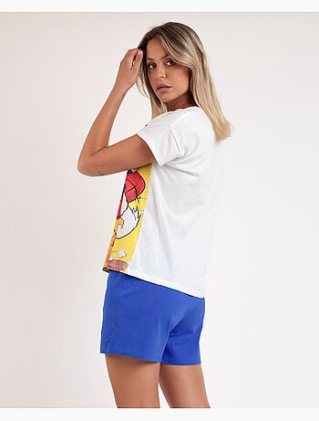 Pigiama a maniche corte vintage Donald DISNEY da donna