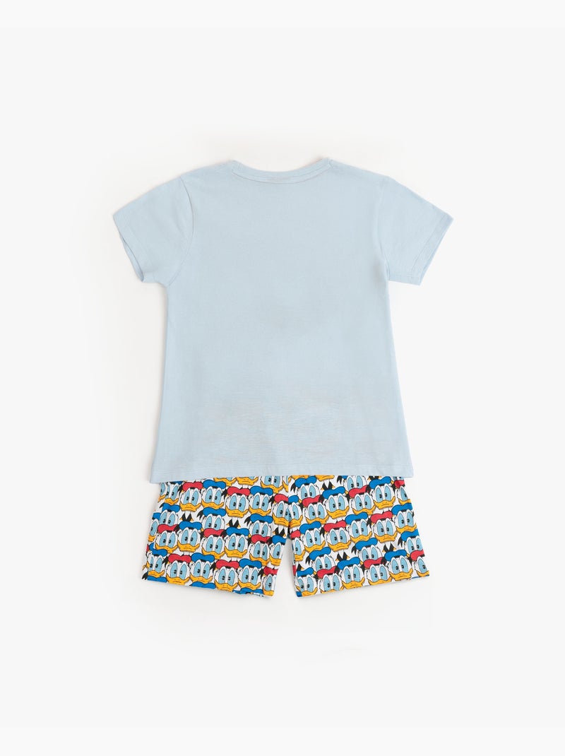 Pigiama a maniche corte vintage Donald DISNEY per bambini Blu - Kiabi