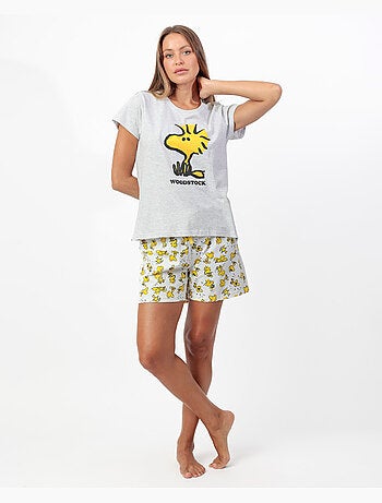 Pigiama a maniche corte Woodstock da donna PEANUTS