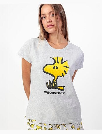 Pigiama a maniche corte Woodstock da donna PEANUTS