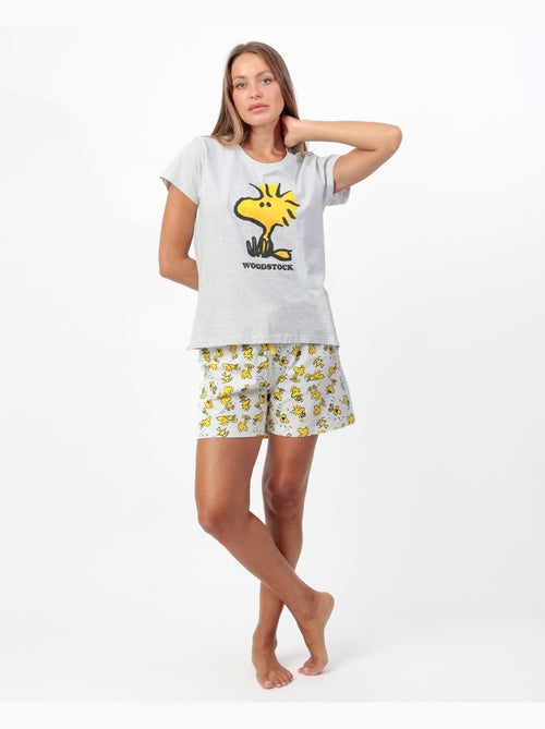 Pigiama a maniche corte Woodstock da donna PEANUTS - Kiabi Pigiama a maniche corte Woodstock da donna PEANUTS - Kiabi