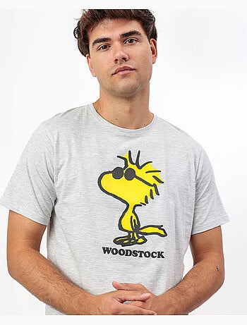 Pigiama a maniche corte Woodstock da uomo dei PEANUTS