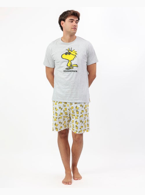 Pigiama a maniche corte Woodstock da uomo dei PEANUTS - Kiabi Pigiama a maniche corte Woodstock da uomo dei PEANUTS - Kiabi