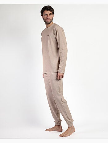 Pigiama a maniche lunghe a coste supersoft da uomo ADMAS HOME