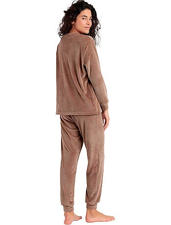 Pigiama a maniche lunghe a righe Relax Home da donna ADMAS CLASSIC