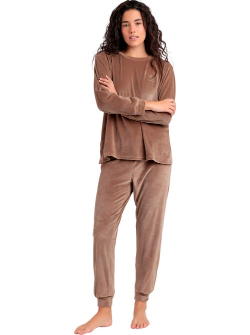 Pigiama a maniche lunghe a righe Relax Home da donna ADMAS CLASSIC - Kiabi Pigiama a maniche lunghe a righe Relax Home da donna ADMAS CLASSIC - Kiabi