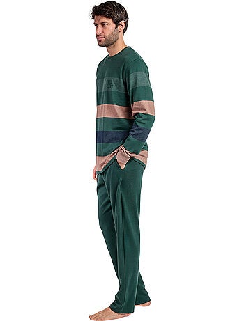Pigiama a maniche lunghe a righe Wild Spirit da uomo ADMAS