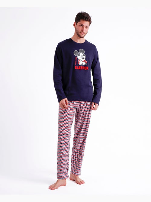 Pigiama a maniche lunghe a zigzag di Topolino da uomo DISNEY - Kiabi Pigiama a maniche lunghe a zigzag di Topolino da uomo DISNEY - Kiabi