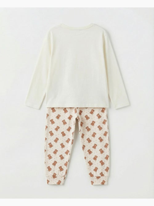 Pigiama a maniche lunghe ADMAS Bear Hugs per bambina - Kiabi Pigiama a maniche lunghe ADMAS Bear Hugs per bambina - Kiabi