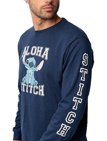 Pigiama a maniche lunghe Aloha Stitch da uomo DISNEY