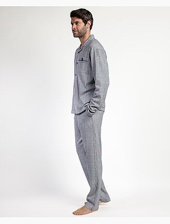 Pigiama a maniche lunghe aperto Harris da uomo ADMAS CLASSIC