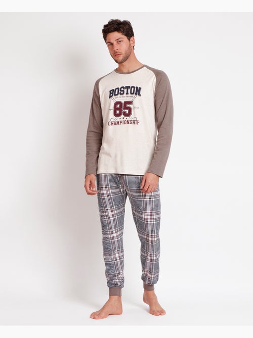 Pigiama a maniche lunghe Boston da uomo ADMAS - Kiabi Pigiama a maniche lunghe Boston da uomo ADMAS - Kiabi