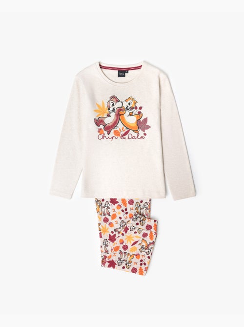 Pigiama a maniche lunghe Chip N'Dale per bambine DISNEY - Kiabi Pigiama a maniche lunghe Chip N'Dale per bambine DISNEY - Kiabi