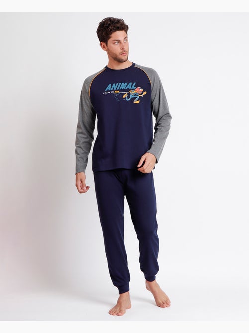 Pigiama a maniche lunghe con animali DISNEY da uomo I Have to Run - Kiabi Pigiama a maniche lunghe con animali DISNEY da uomo I Have to Run - Kiabi