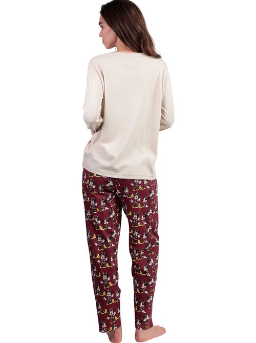 Pigiama a maniche lunghe con bottoni da donna DISNEY Minnie Mouse - Kiabi Pigiama a maniche lunghe con bottoni da donna DISNEY Minnie Mouse - Kiabi