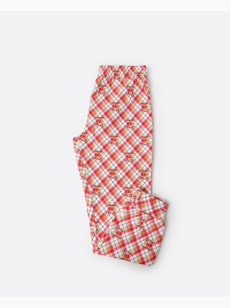 Pigiama a maniche lunghe con renne ADMAS per bambini Rosso - Kiabi