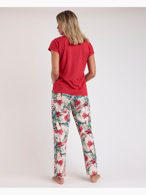 Pigiama a maniche lunghe con spirito tropicale da donna ADMAS GARDEN - Kiabi