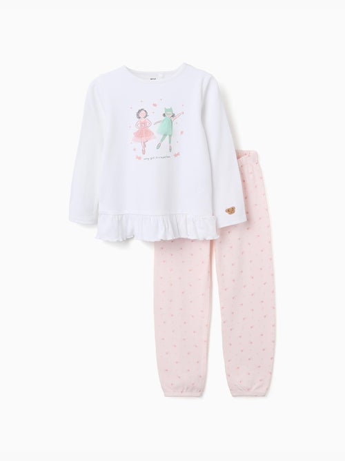 Pigiama a maniche lunghe con stampa supereroina - Kiabi