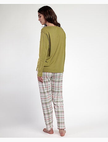 Pigiama a maniche lunghe da donna ADMAS Smile Everyday con patta