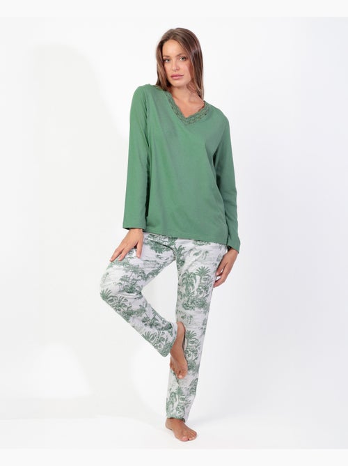 Pigiama a maniche lunghe da donna ADMAS Summer Paradise - Kiabi