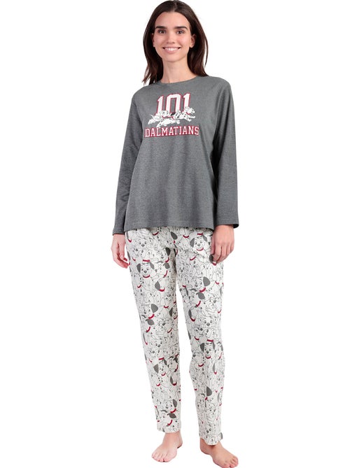Pigiama a maniche lunghe da donna DISNEY Dalmata Varsity - Kiabi Pigiama a maniche lunghe da donna DISNEY Dalmata Varsity - Kiabi
