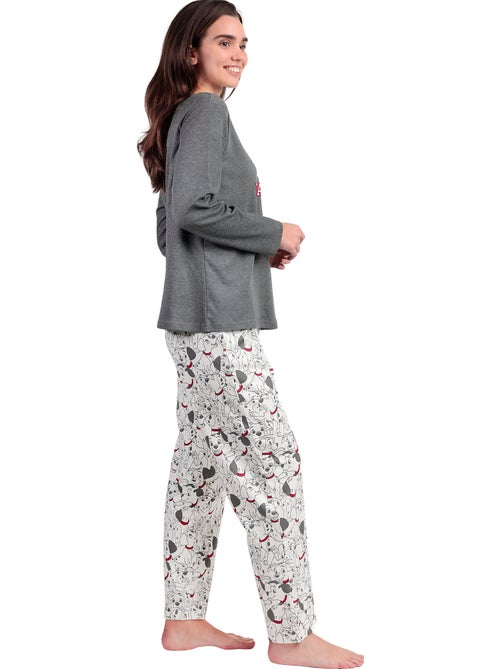 Pigiama a maniche lunghe da donna DISNEY Dalmata Varsity - Kiabi Pigiama a maniche lunghe da donna DISNEY Dalmata Varsity - Kiabi